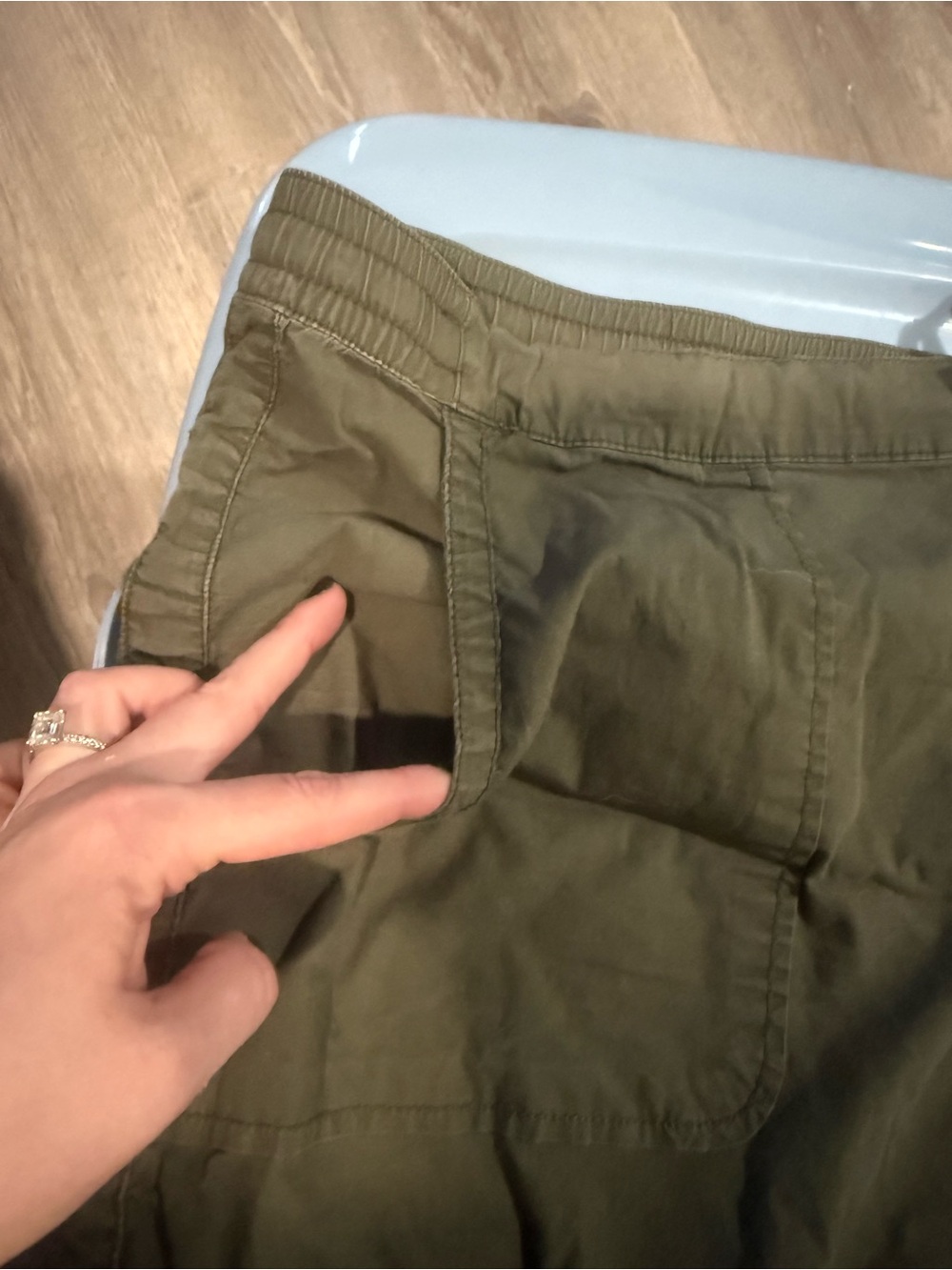 Women's Drawstring Shorts - Picture 2 of 5